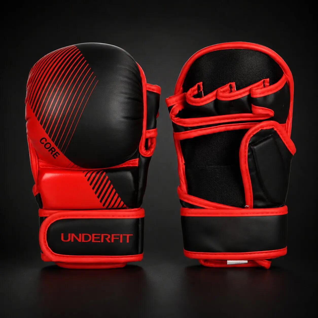 Rękawice MMA sparingowe UNDERFIT Core czerwono-czarne 7 oz XL 2/6