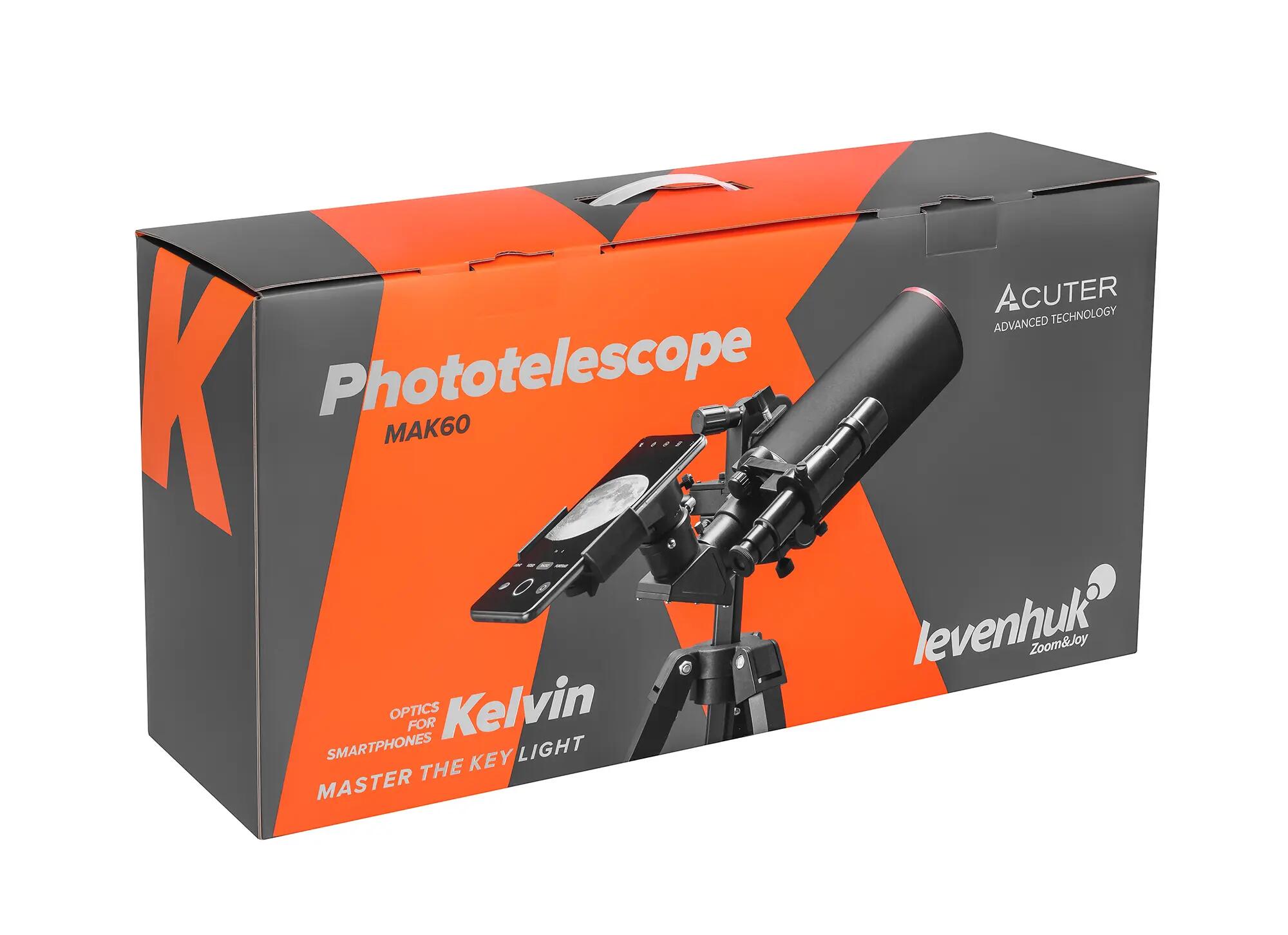 Fototelescopio Levenhuk Kelvin MAK60 mini AZ 15/15