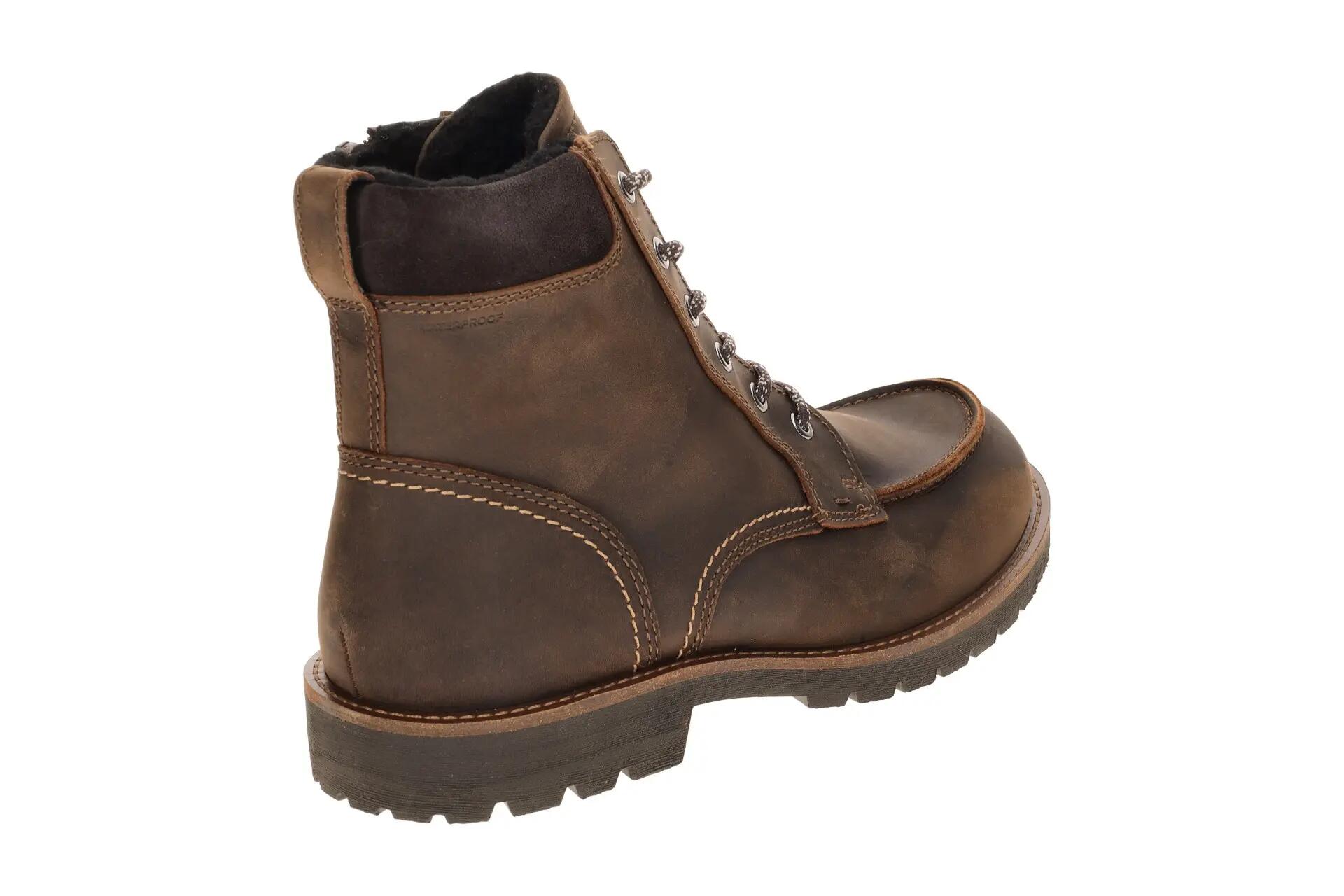 Ecco Charlestown Winter Stiefel braun Boots Wasserdicht 535304 4/7