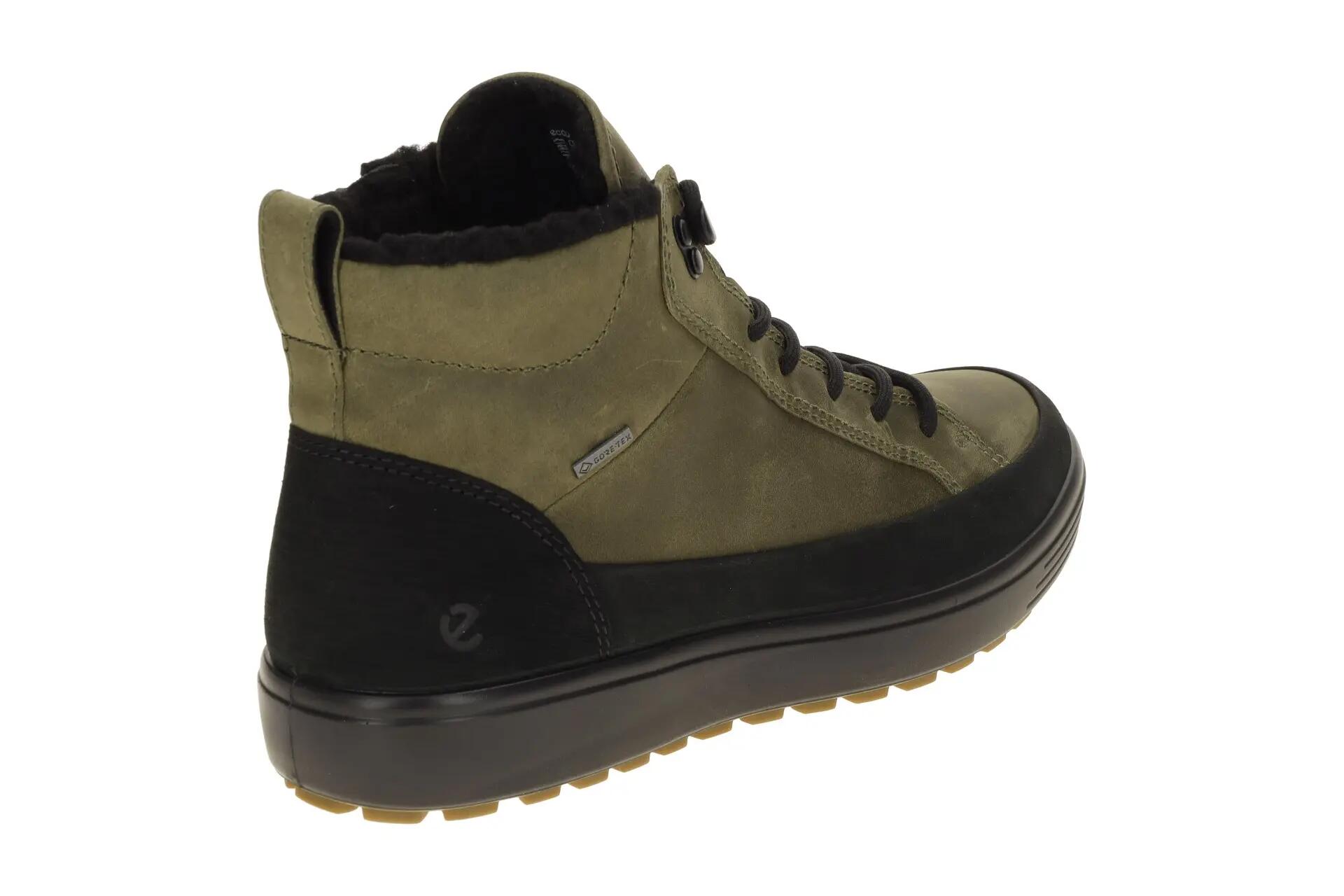 Ecco Soft 7 Tred Stiefel grün tarmac GORE-TEX Winter Boots 450444 4/7