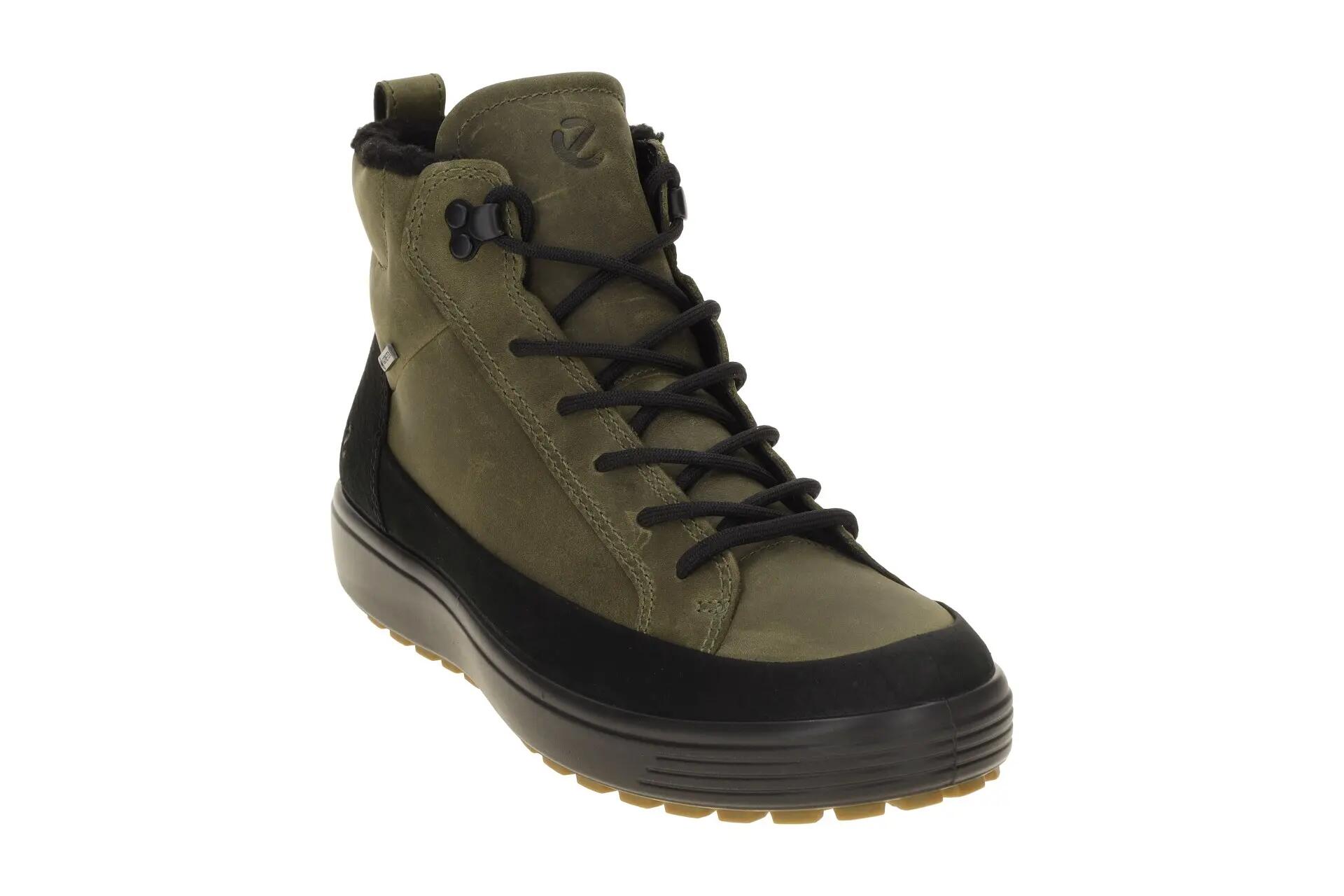 Ecco Soft 7 Tred Stiefel grün tarmac GORE-TEX Winter Boots 450444 3/7