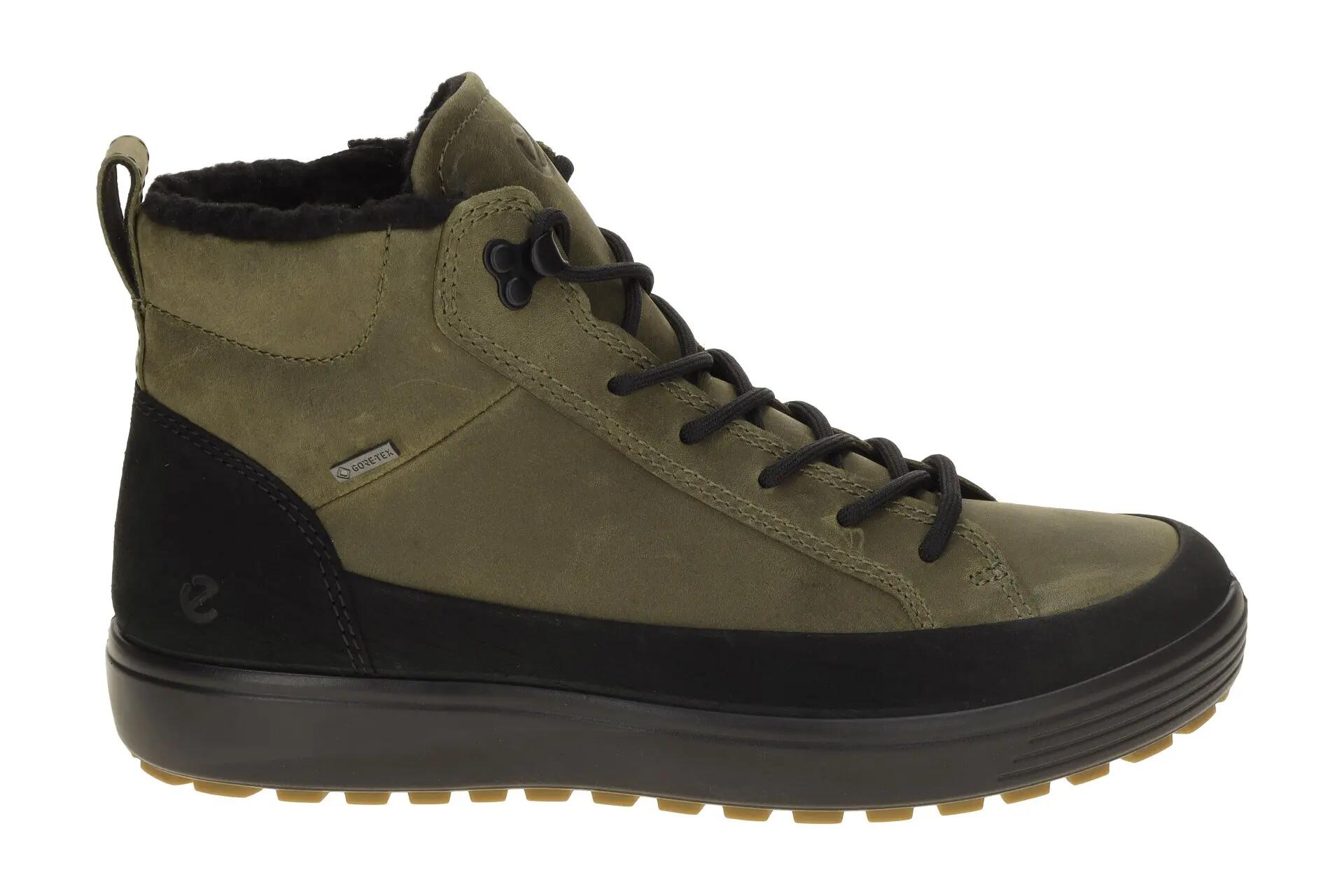 Ecco Soft 7 Tred Stiefel grün tarmac GORE-TEX Winter Boots 450444 2/7