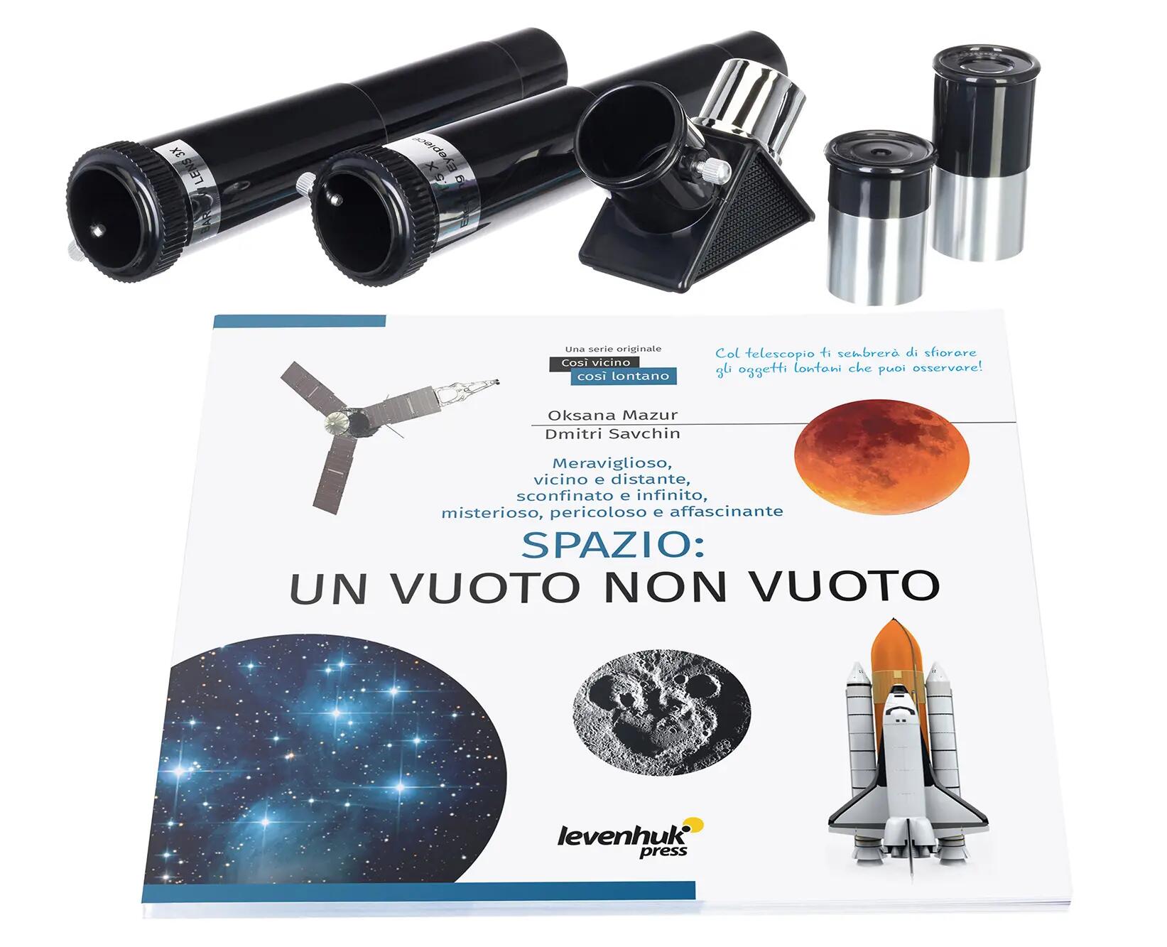 Telescopio Levenhuk Discovery Spark 703 AZ con libro in italiano 3/11
