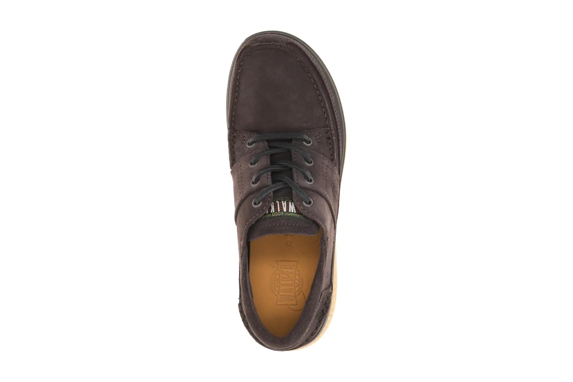 Ecco Walker Schuhe braun mocca Velour Mokassin 571104 6/7