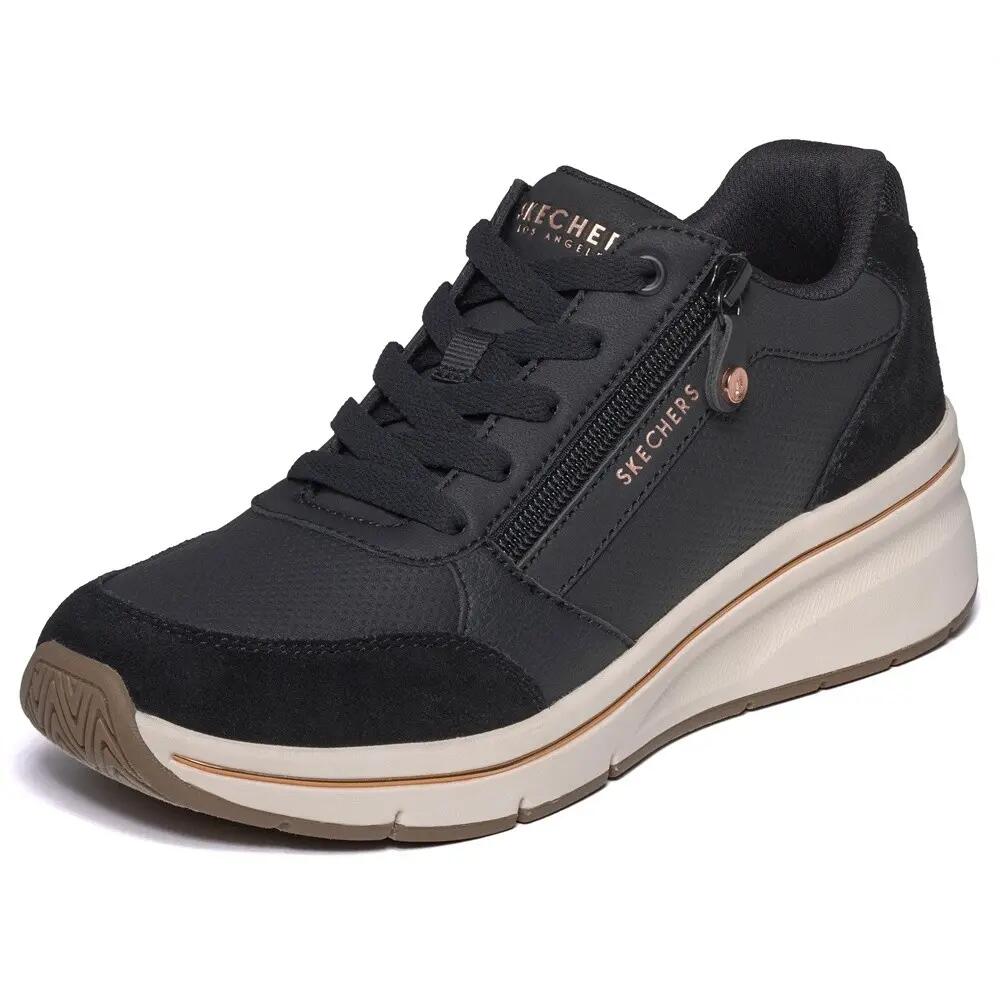 Skechers Billion Flex - Luxe Up NOIR | Confort FEMME 2/7