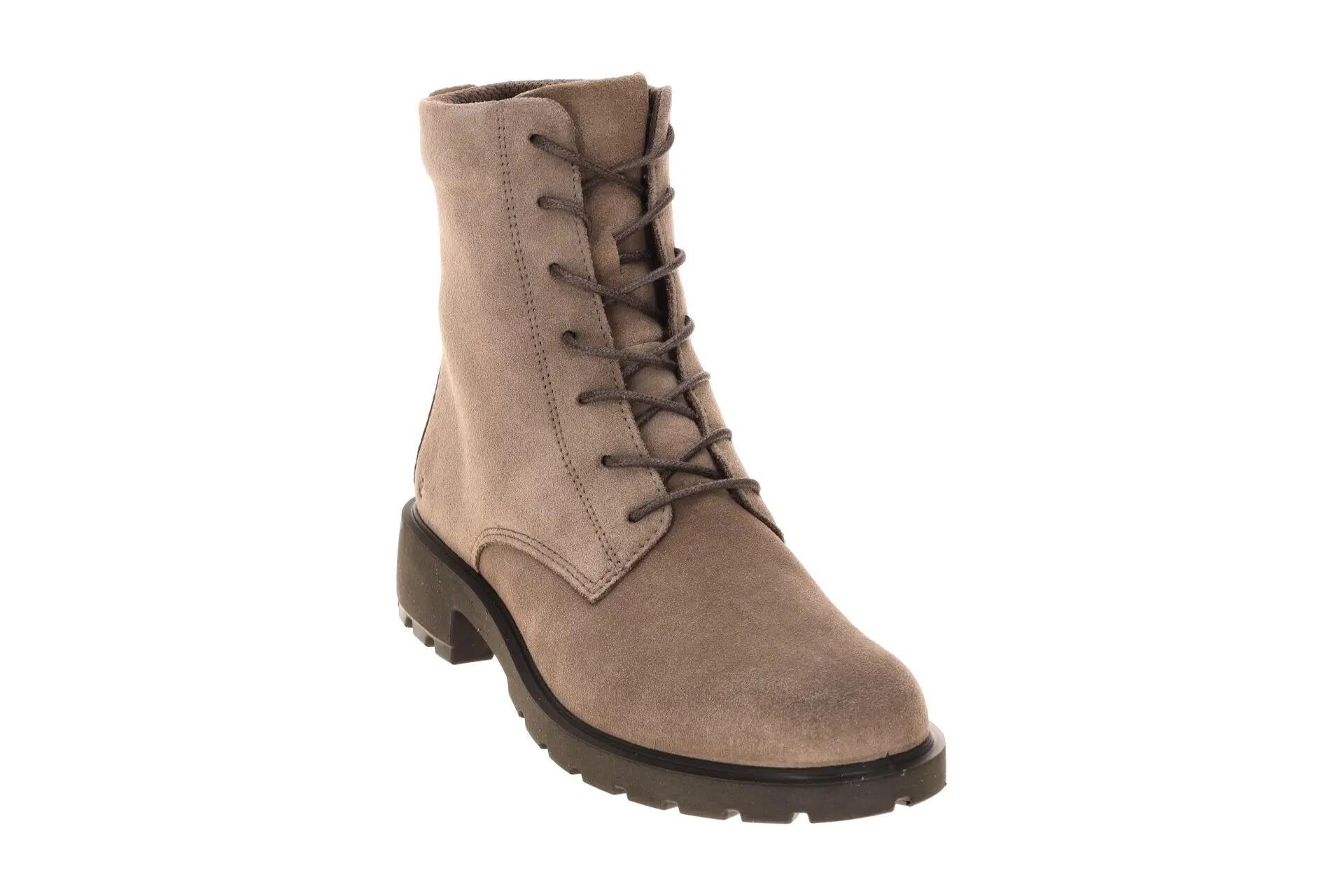 Ecco Metropole Vienna Stiefel Boots taupe braun Velour 231303 3/7