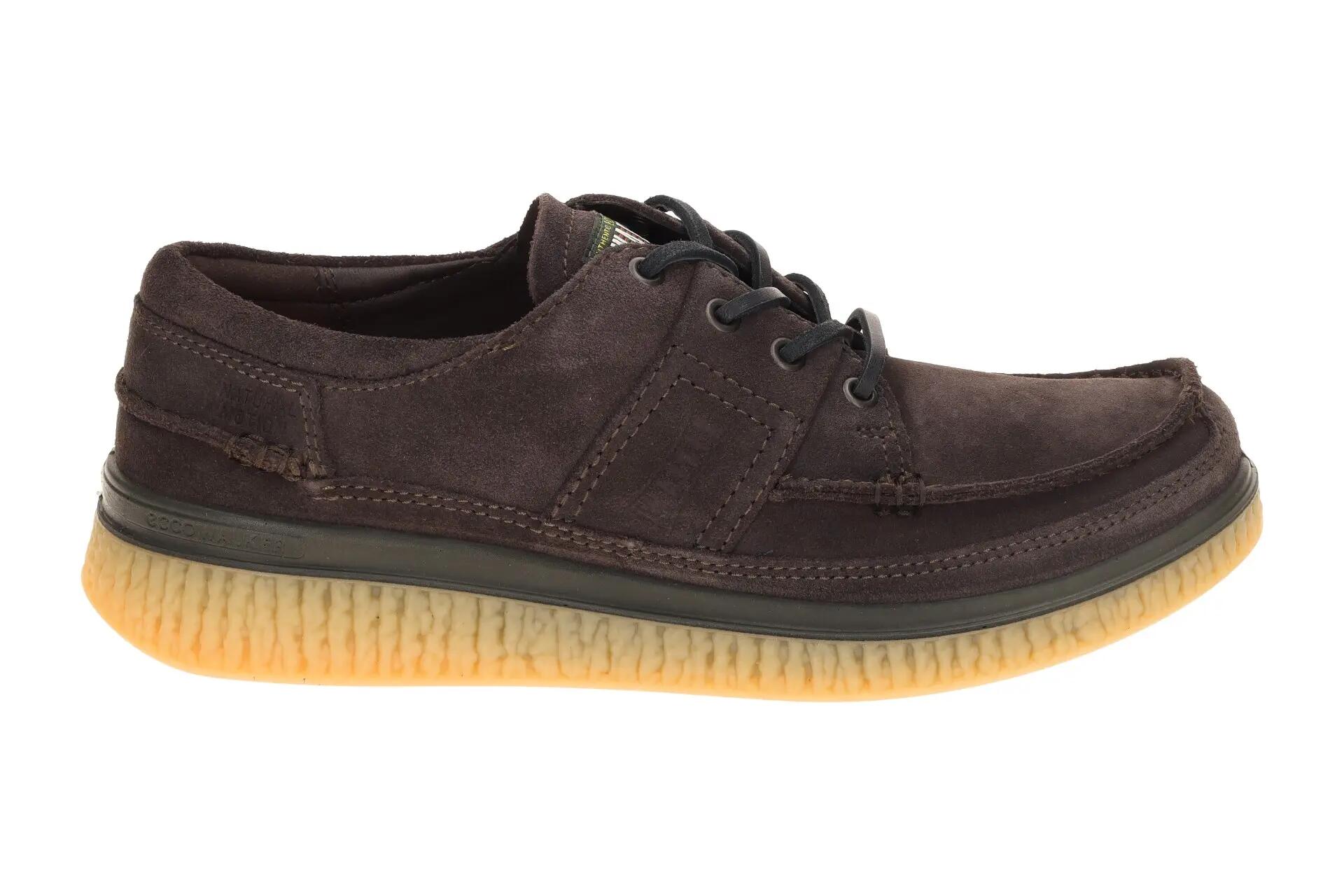 Ecco Walker Schuhe braun mocca Velour Mokassin 571104 2/7