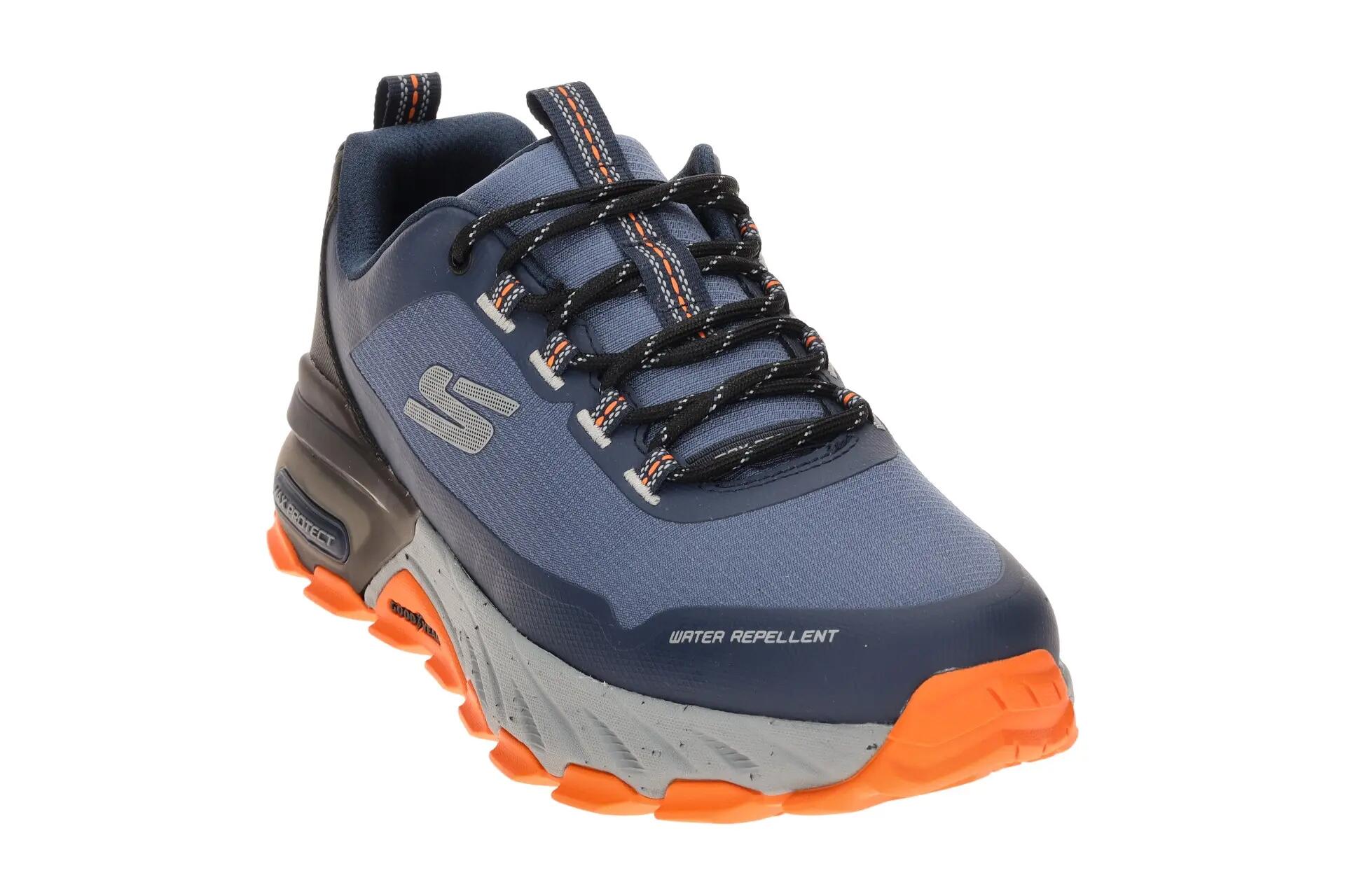 Skechers Max Protect Schuhe blau orange Herren Outdoor 237669 3/7