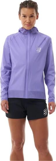 Compressport Hurricane wasserdichte Jacke für Damen, violett