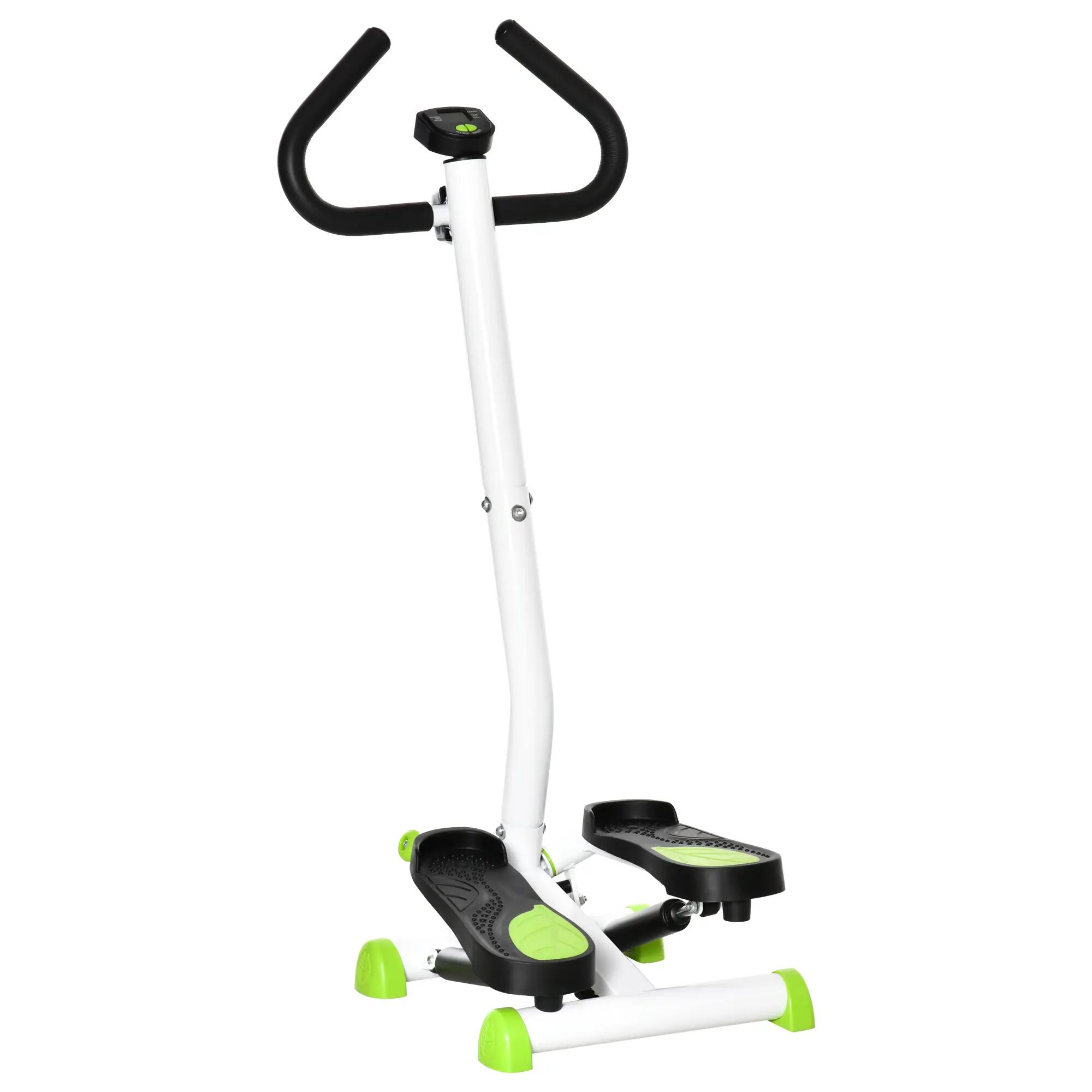 Appareil de fitness Stepper, écran LCD, pédales antidérapantes, acier et ABS, 55 2/9