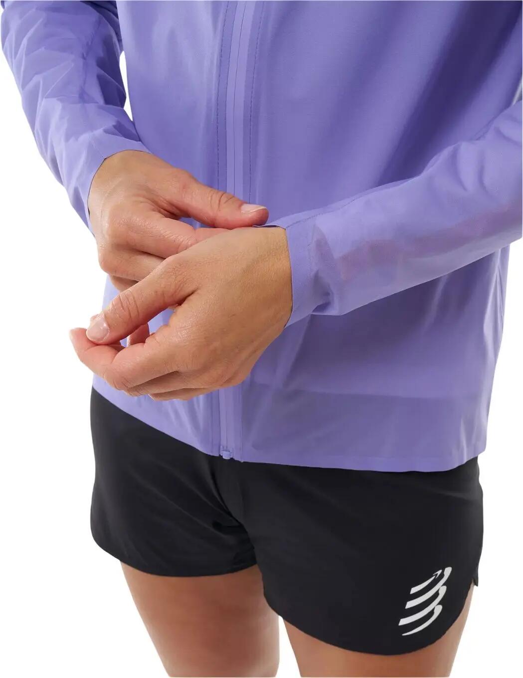 Compressport Hurricane wasserdichte Jacke für Damen, violett 4/6
