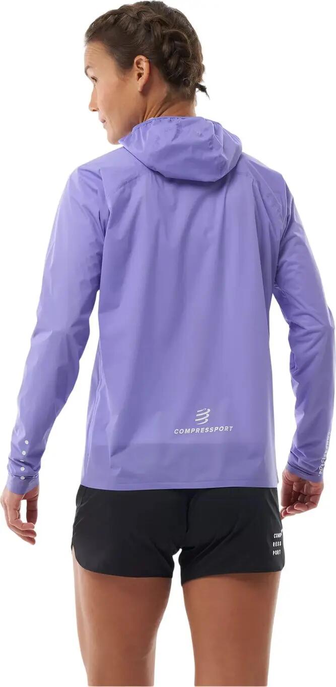 Compressport Hurricane wasserdichte Jacke für Damen, violett 2/6