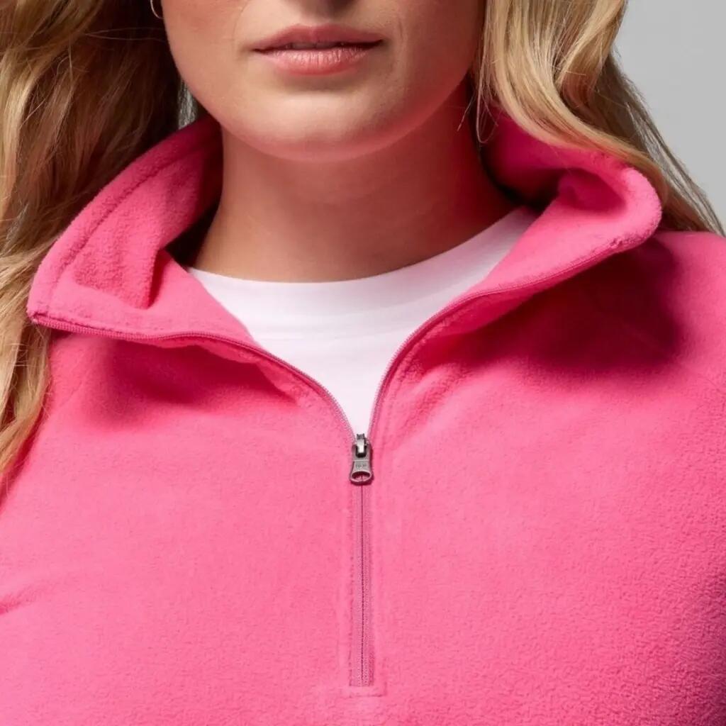 Giacca Columbia Modello 1802201cb Glacial Iv 1/2 Zip Colore Rosa 4/5