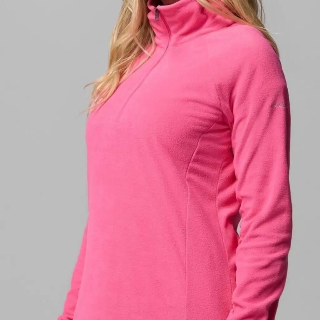 Giacca Columbia Modello 1802201cb Glacial Iv 1/2 Zip Colore Rosa 3/5