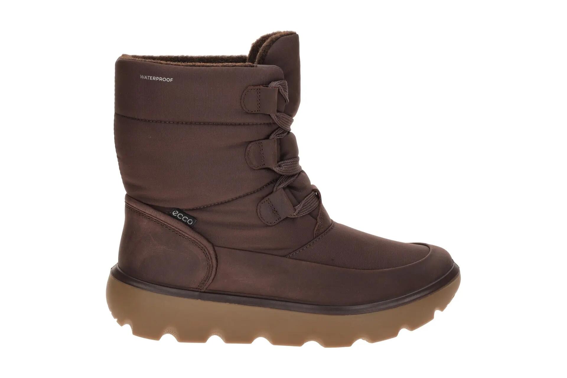 ecco Glacia Stiefelette Boots braun garnet Wasserdicht Primaloft 243323 2/7