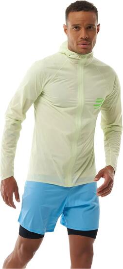 Compressport Hurricane Wasserdichte Jacke für Herren, grün