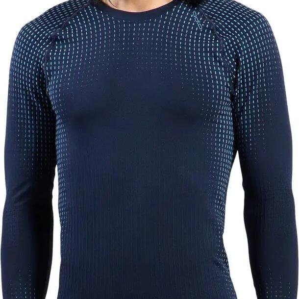 Odlo Performance Warm Dark Blue Men's Base Layer