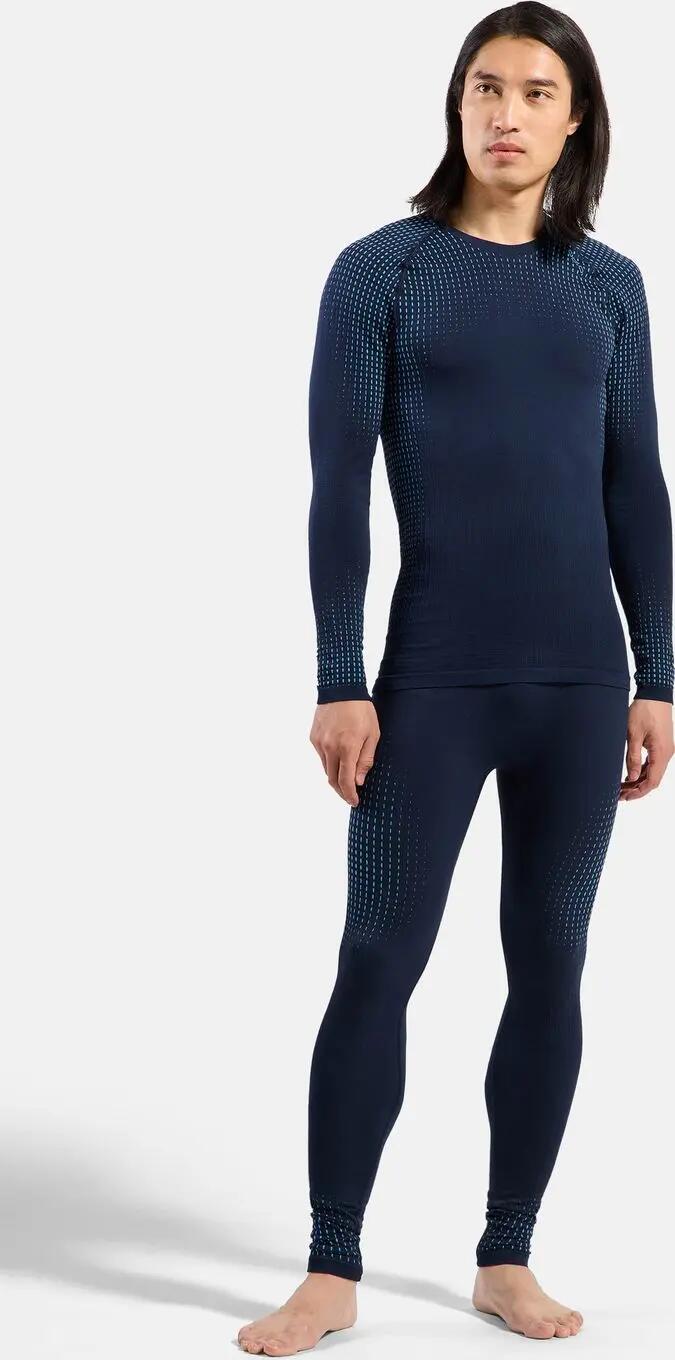 Odlo Performance Warm donkerblauwe basislayer voor heren 3/6