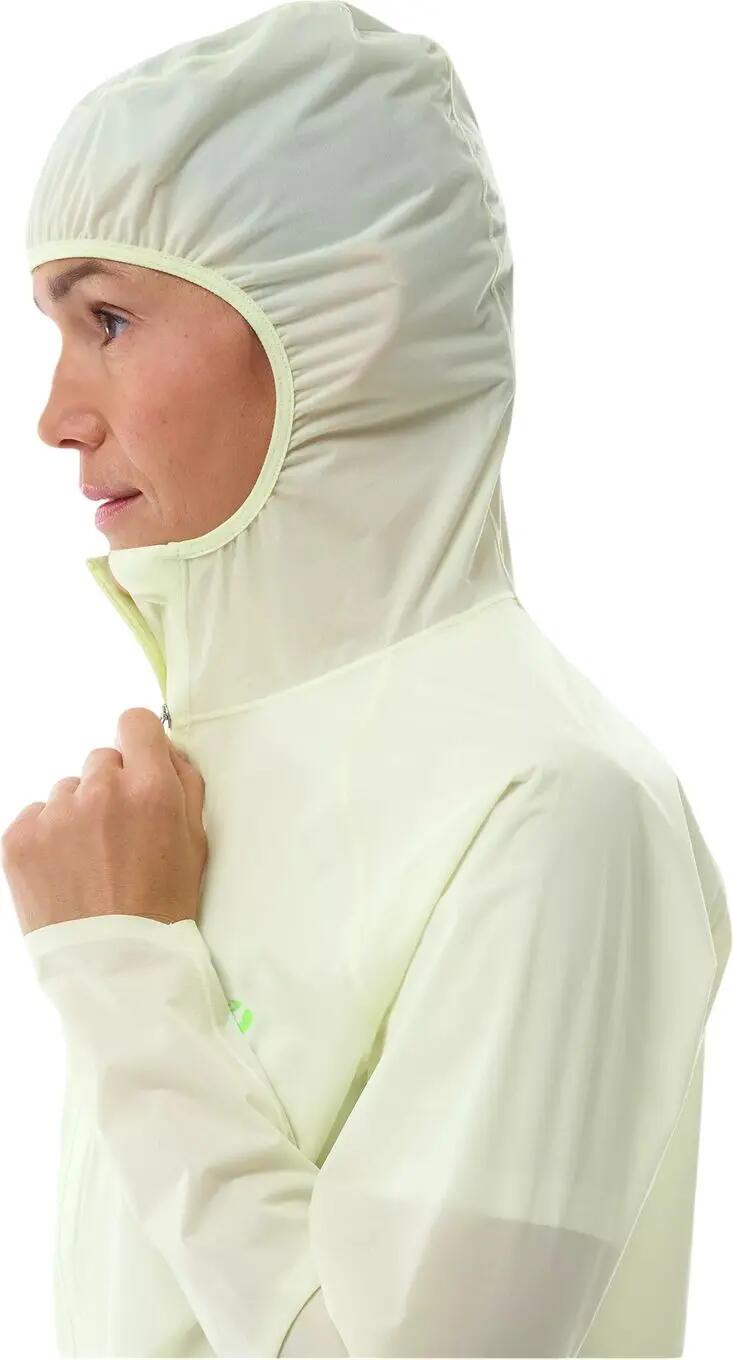 Giacca impermeabile Compressport Hurricane verde da donna 3/7