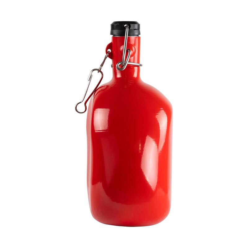 Gourde Plate Oasis 1L Rouge