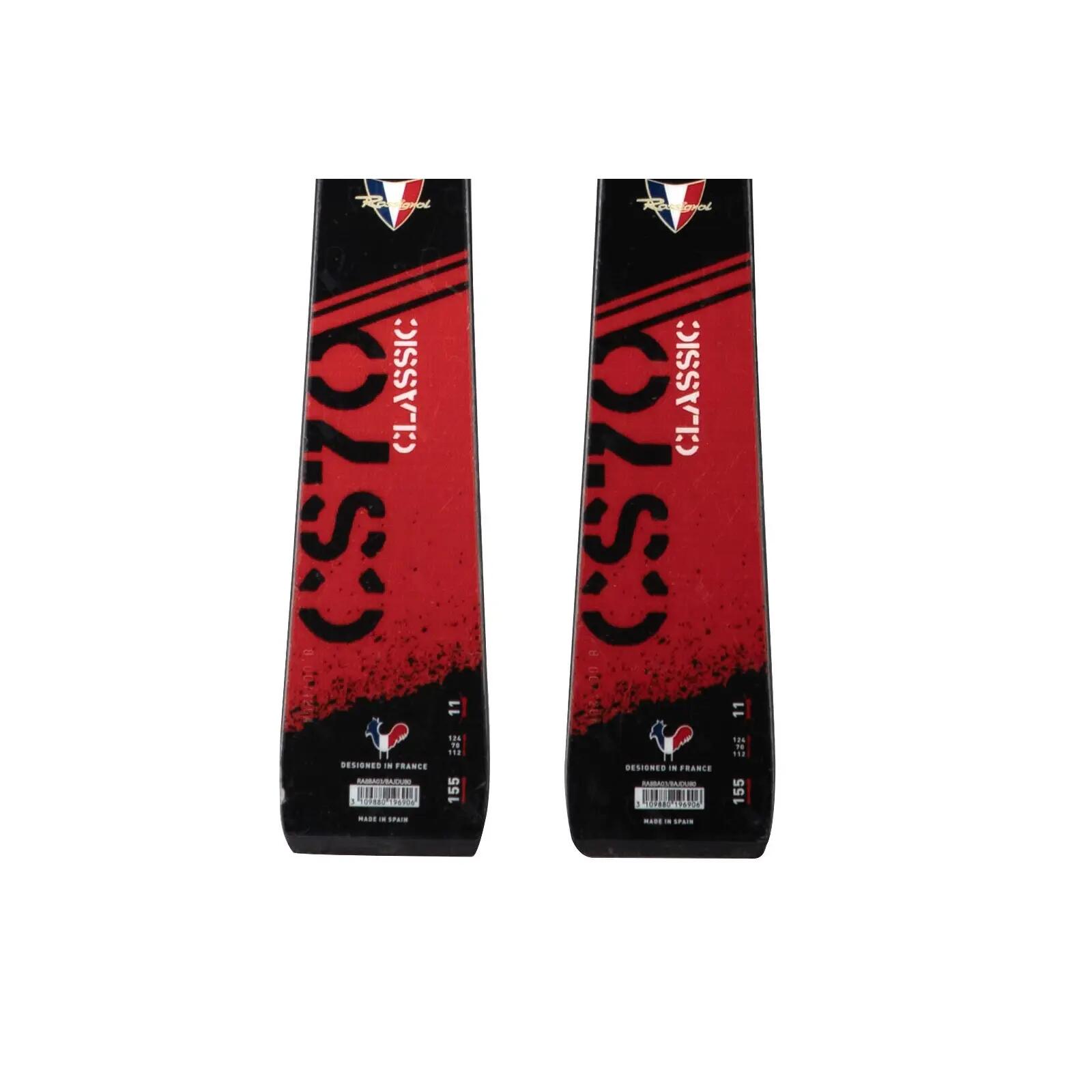TWEEDEHANDS - Gebruikte Rossignol Strato St 650 Ski + Bindingen 4/4