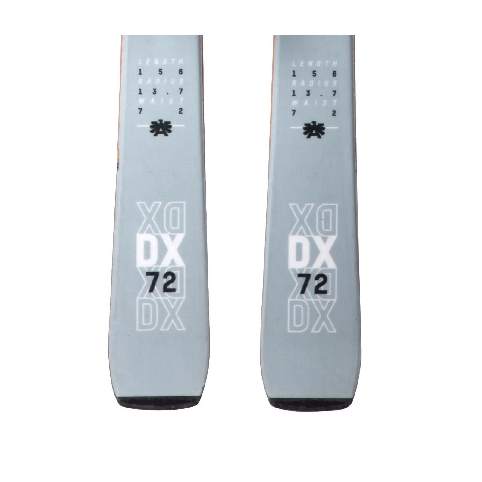 RECONDITIONNE - Ski Kastle Dx 72 + Fixations 4/4