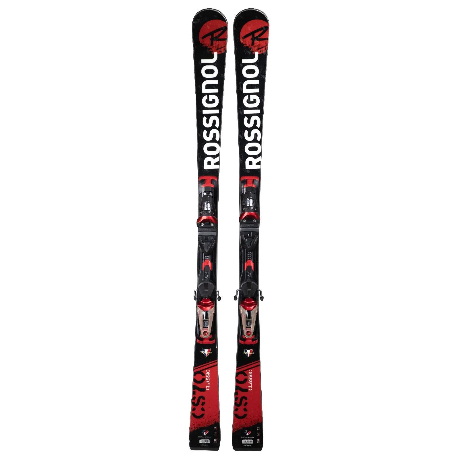 TWEEDEHANDS - Gebruikte Rossignol Strato St 650 Ski + Bindingen 2/4
