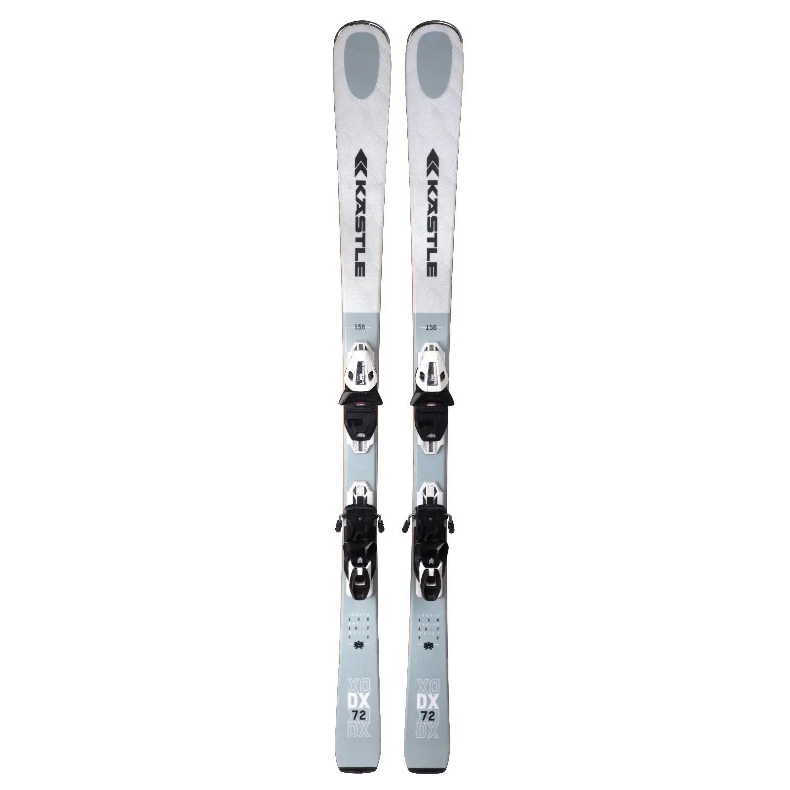 RECONDITIONNE - Ski Kastle Dx 72 + Fixations 2/4