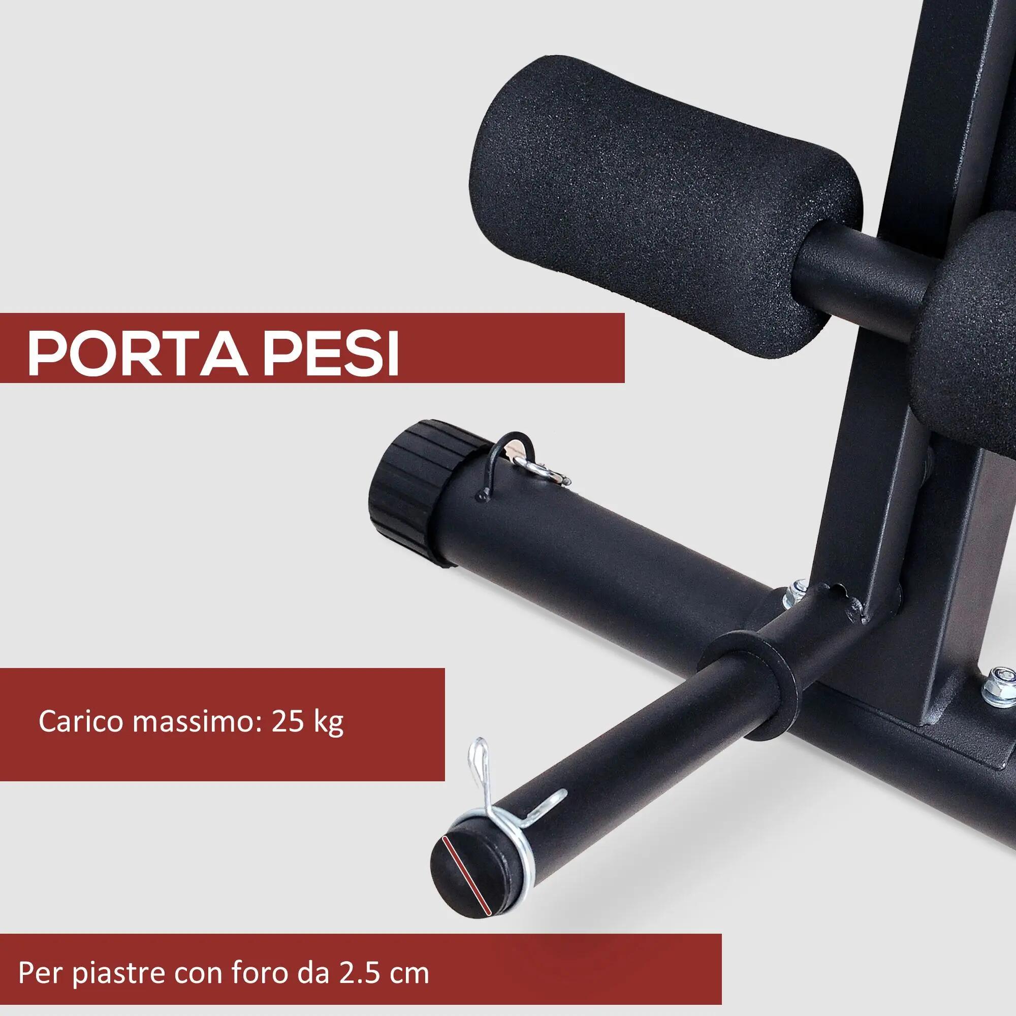 Banc de musculation pliable et multifonctionnel avec dossier inclinable à 7 9/9