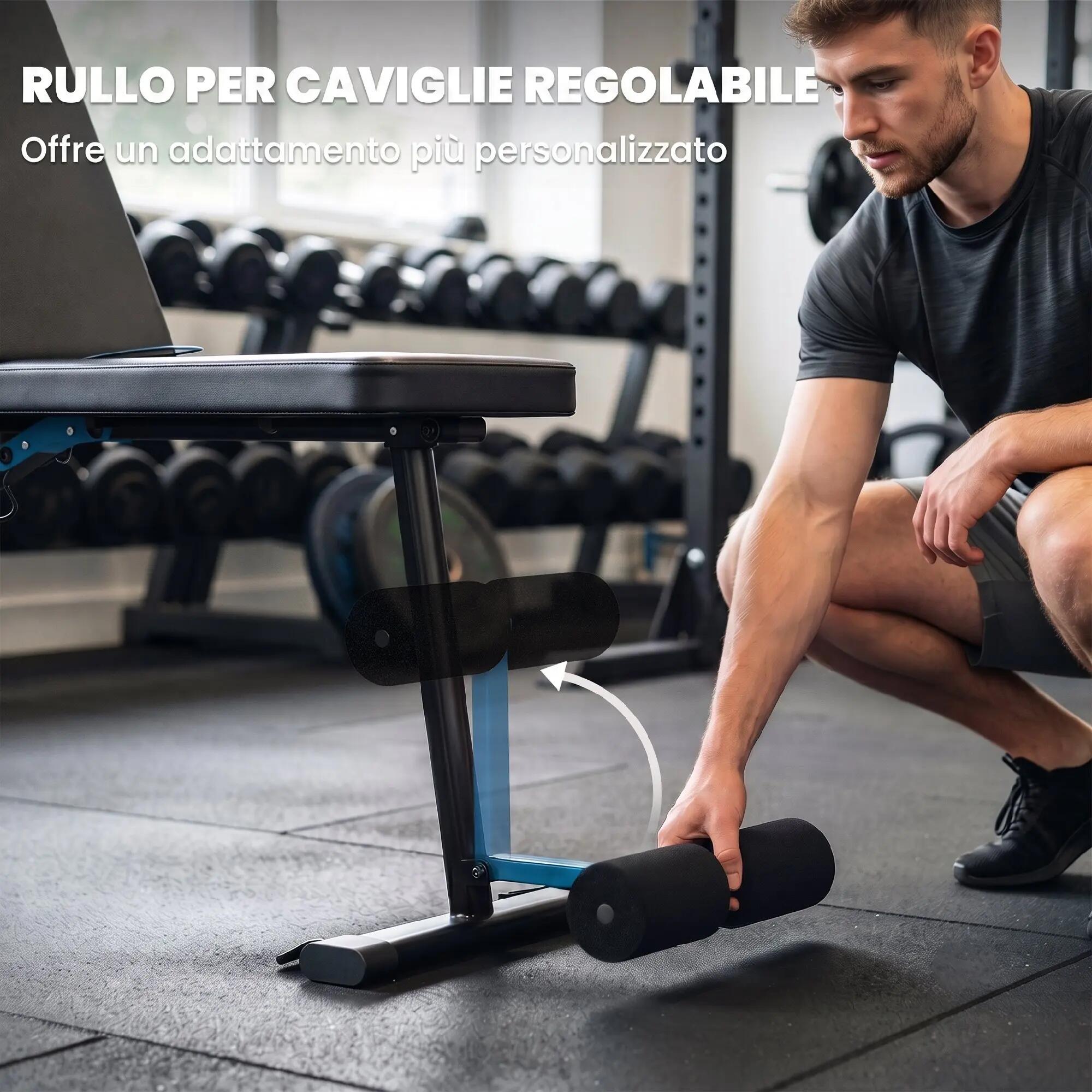 Banc de musculation pliable et réglable pour salle de sport à domicile 8/9