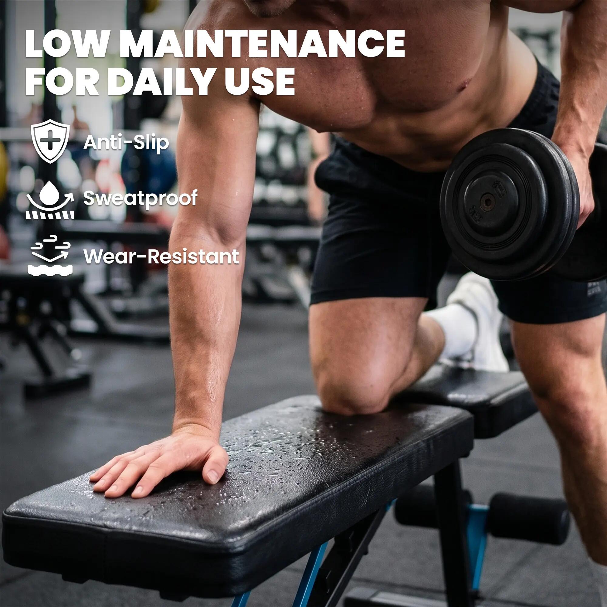 Banc de musculation réglable avec extension pour les jambes, dossier réglable 9/9