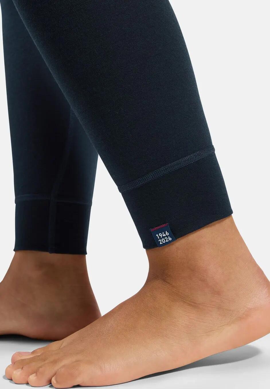 Calzamaglie Baselayer Odlo Merino 200 Edizione "80 anni" Blu Donna 5/5