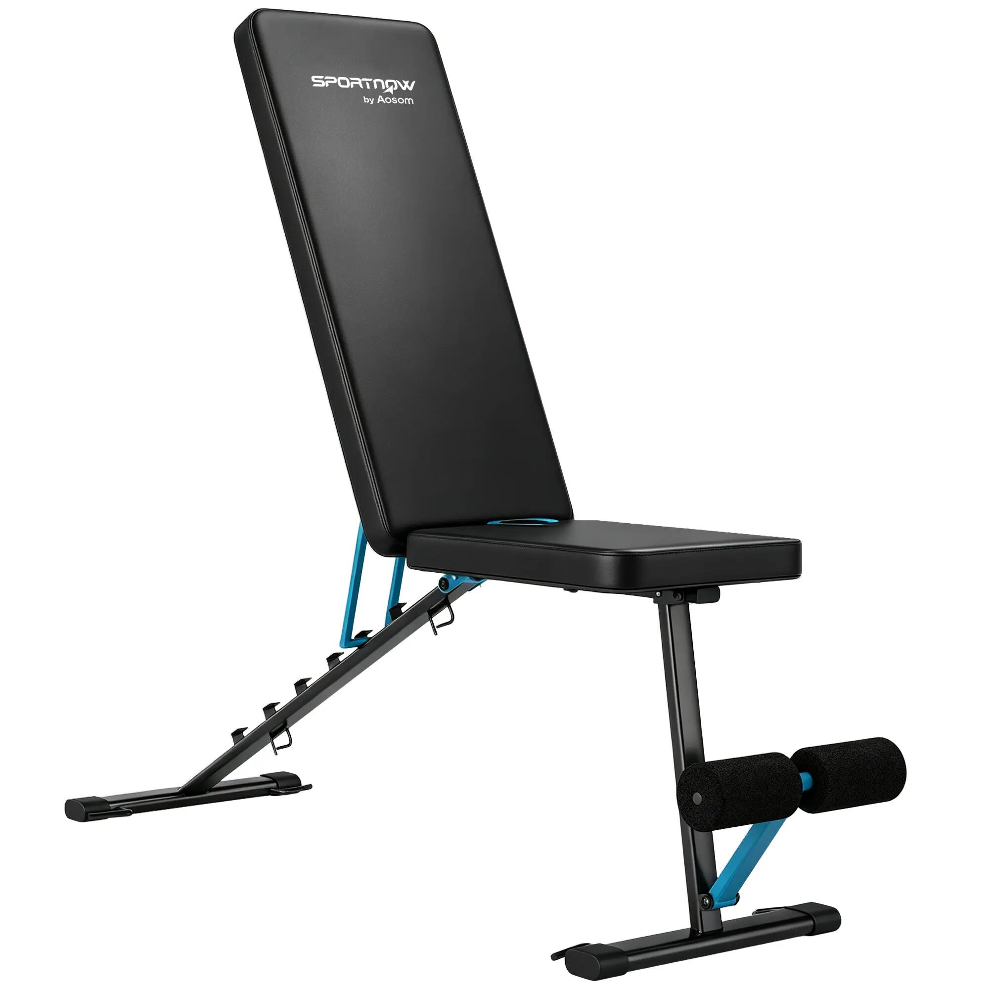 Banc de musculation réglable avec extension pour les jambes, dossier réglable 2/9