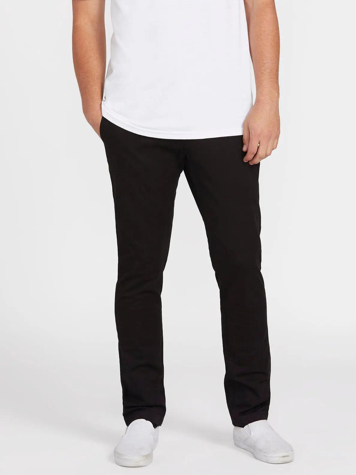 Pantalón - Monopatín - Unisex - Slim chino, largo - Volcom Frickin Slim - Black 1/2
