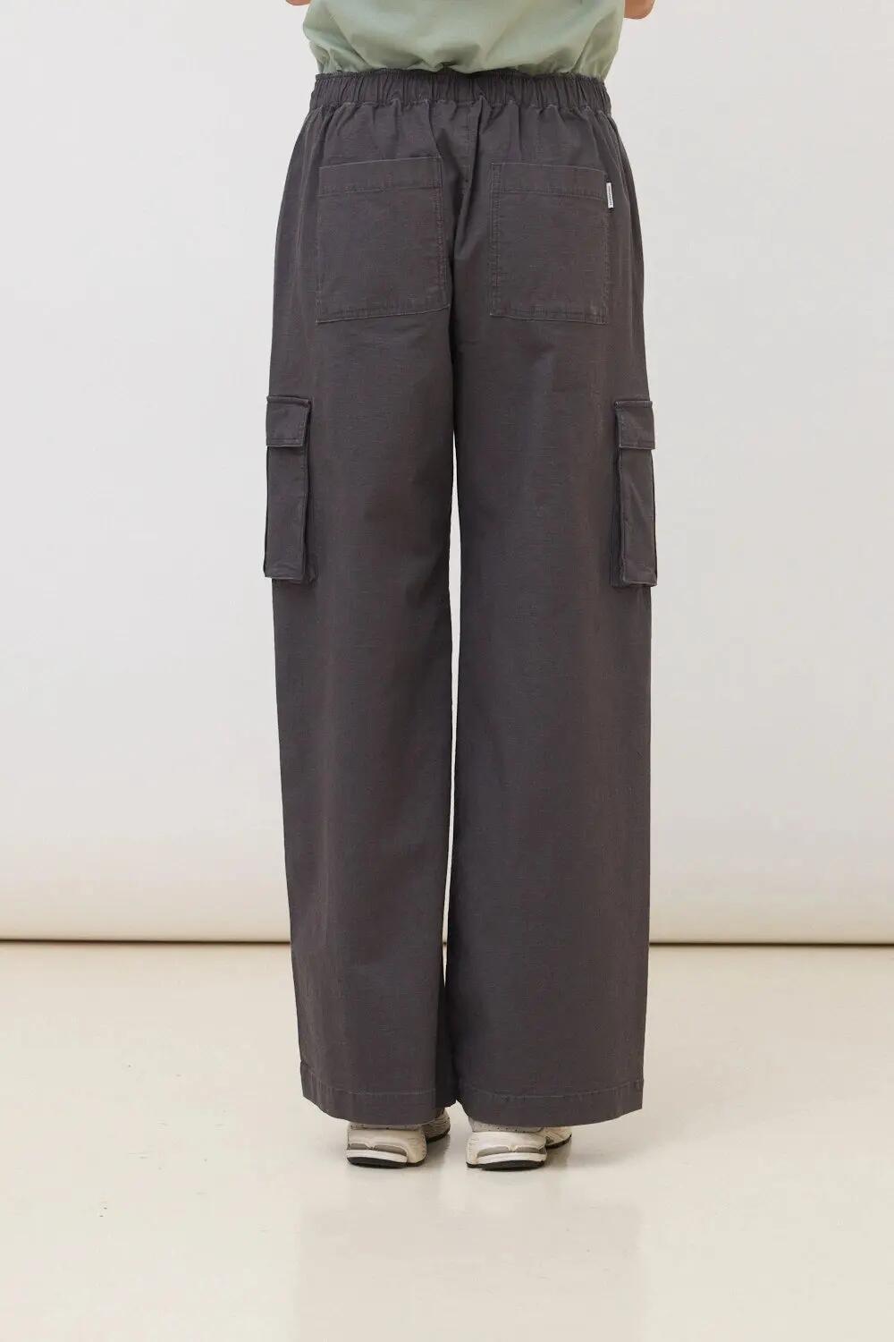 Pantalón Jogger de Mujer Blue Banana de Algodón Orgánico Evo Antracita 2/3