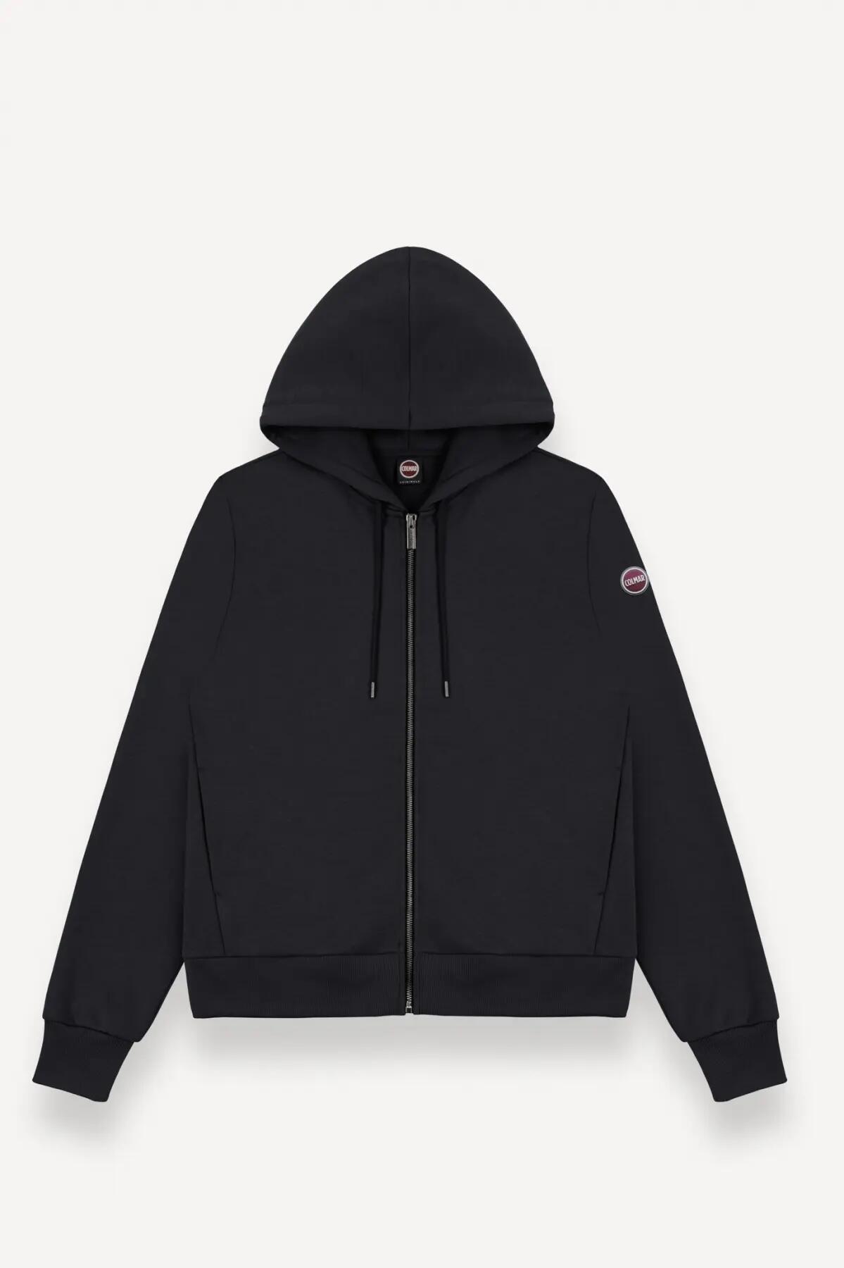 Jaqueta Colmar Modelo 62000049r Full Zip Hoodie With Pock Cor Preto 4/5