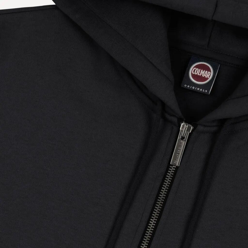 Jaqueta Colmar Modelo 62000049r Full Zip Hoodie With Pock Cor Preto 3/5