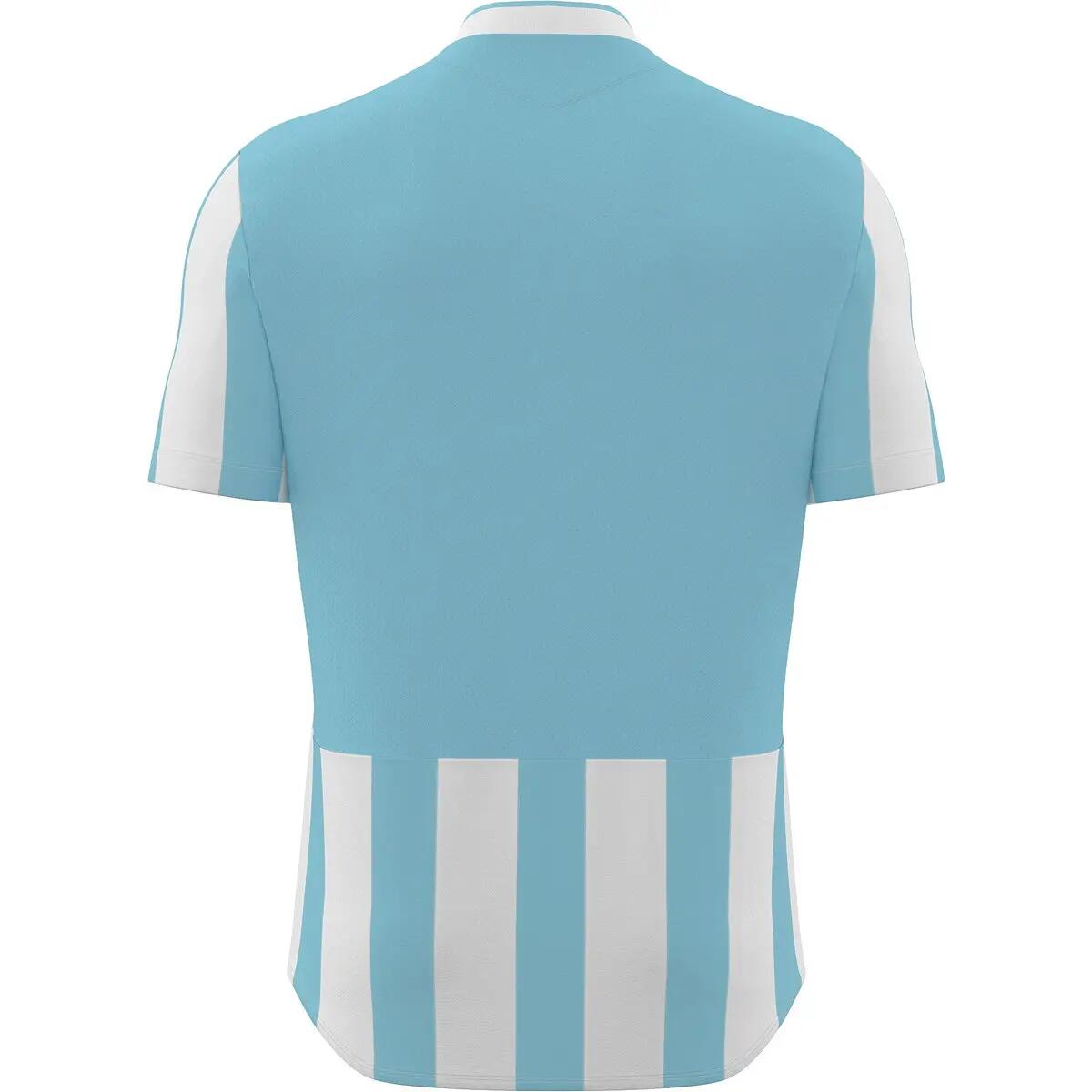Maillot de football manches courtes - macron legion - bleu ciel/blanc 5/5