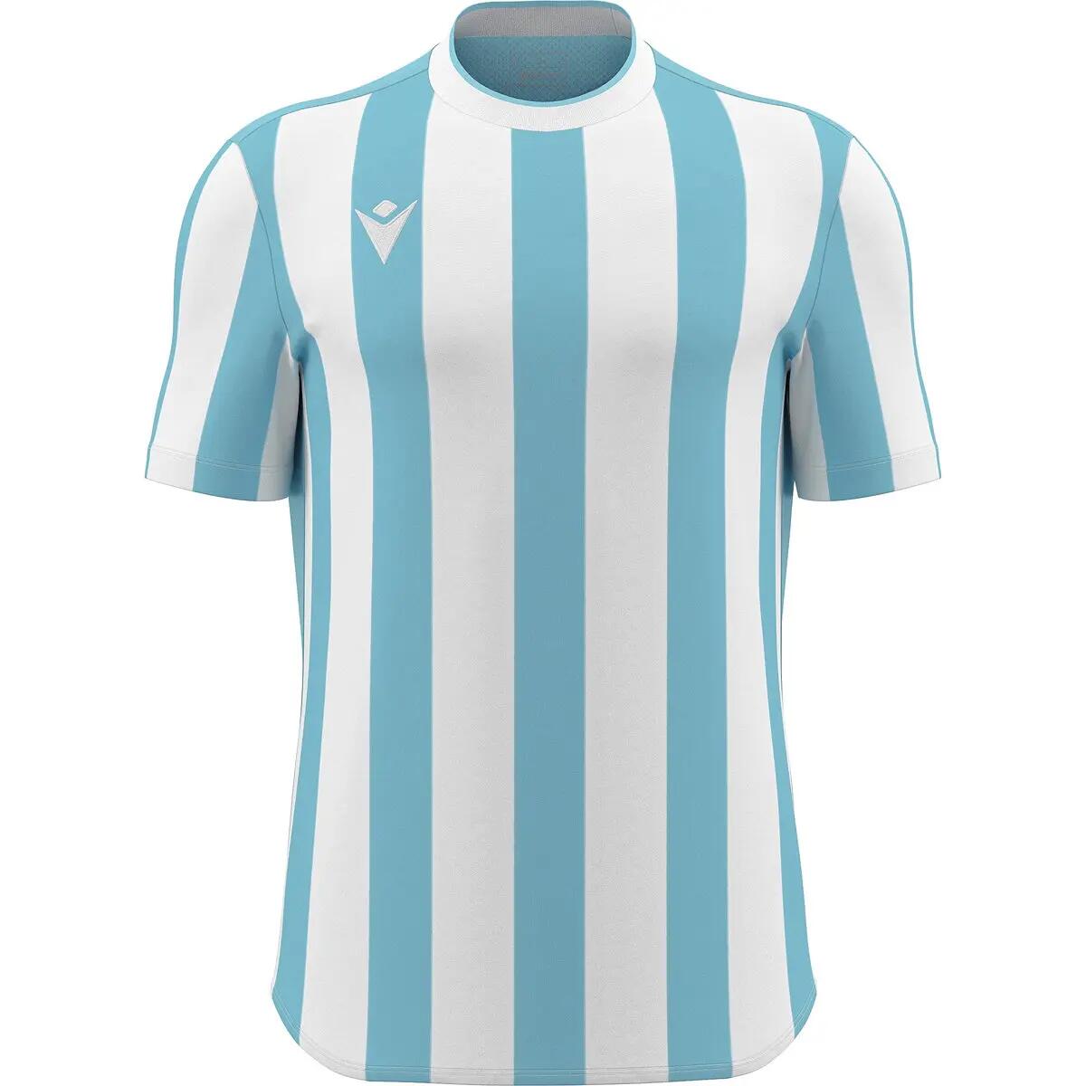 Maillot de football manches courtes - macron legion - bleu ciel/blanc 4/5