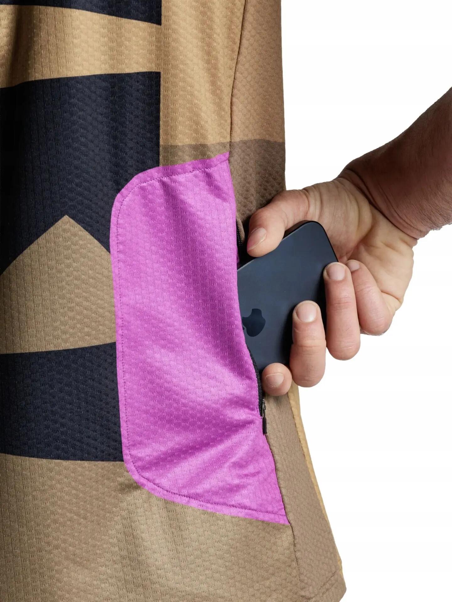 Koszulka męska X-Bionic Corefusion Gravel Jersey Multi Color/Peanut Butter M169 3/3