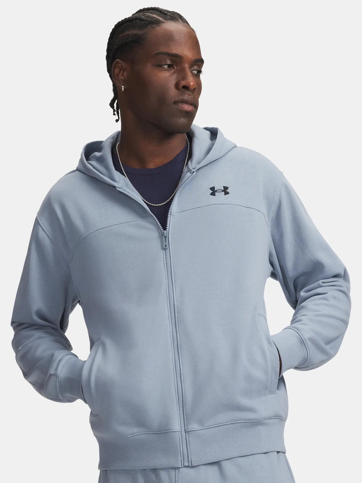 Férfi pulóver Under Armour UA Rival LW FZ 1/3
