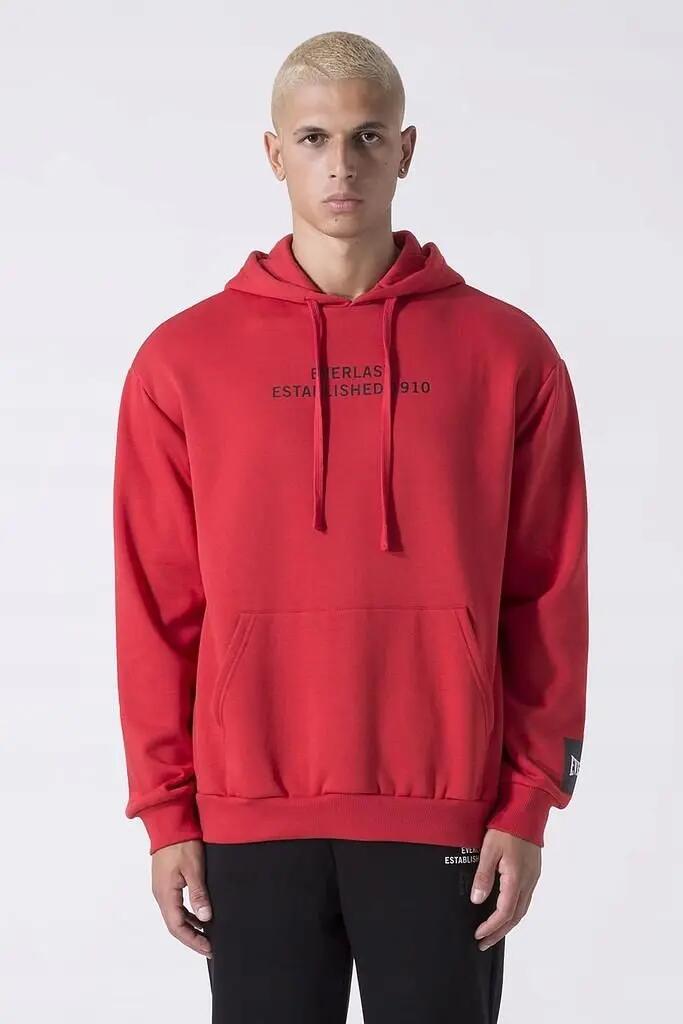 Men - Sportswear - Hoodie - Regular Fit, Fleece-Lined - Rot 2/5