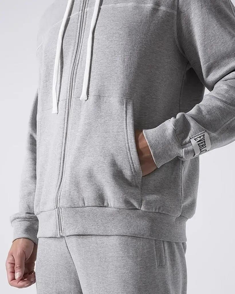 Everlast Men's Zip Sweatshirt - Grey 5/5