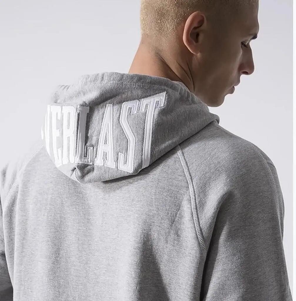 Everlast Men's Zip Sweatshirt - Grey 4/5