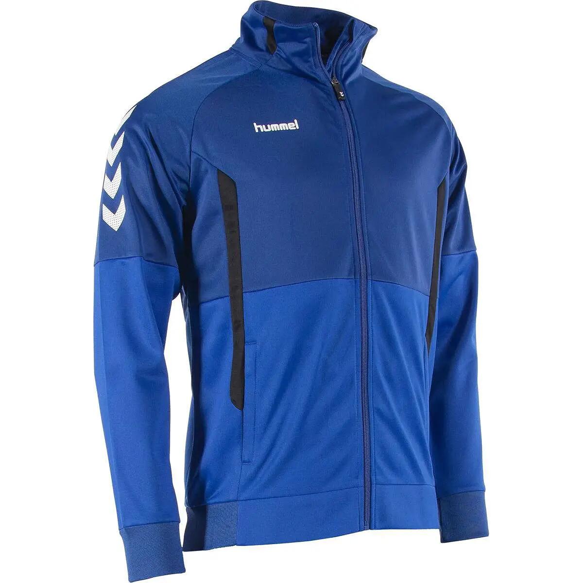 Kinder - Sport - Trainingsjacke - Polyester - Hummel Authentic - Royal/Schwarz 3/5
