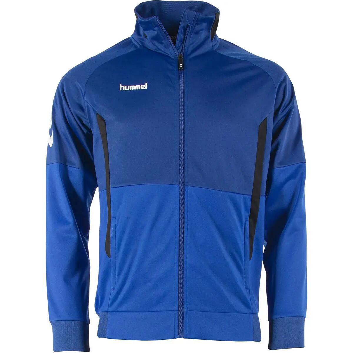 Kinder - Sport - Trainingsjacke - Polyester - Hummel Authentic - Royal/Schwarz 2/5