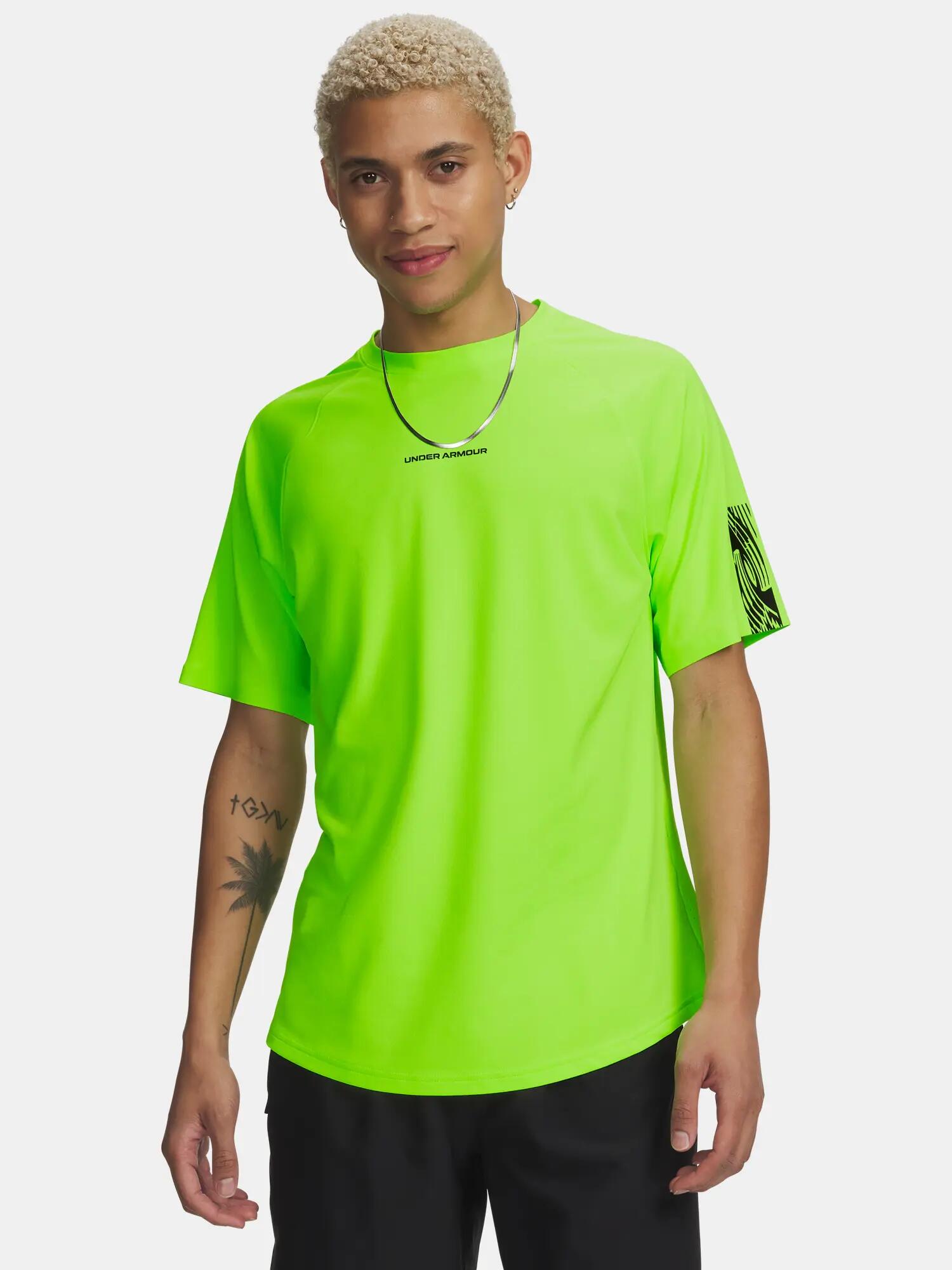 Férfi póló Under Armour UA Challenger Elite SS-GRN 1/3