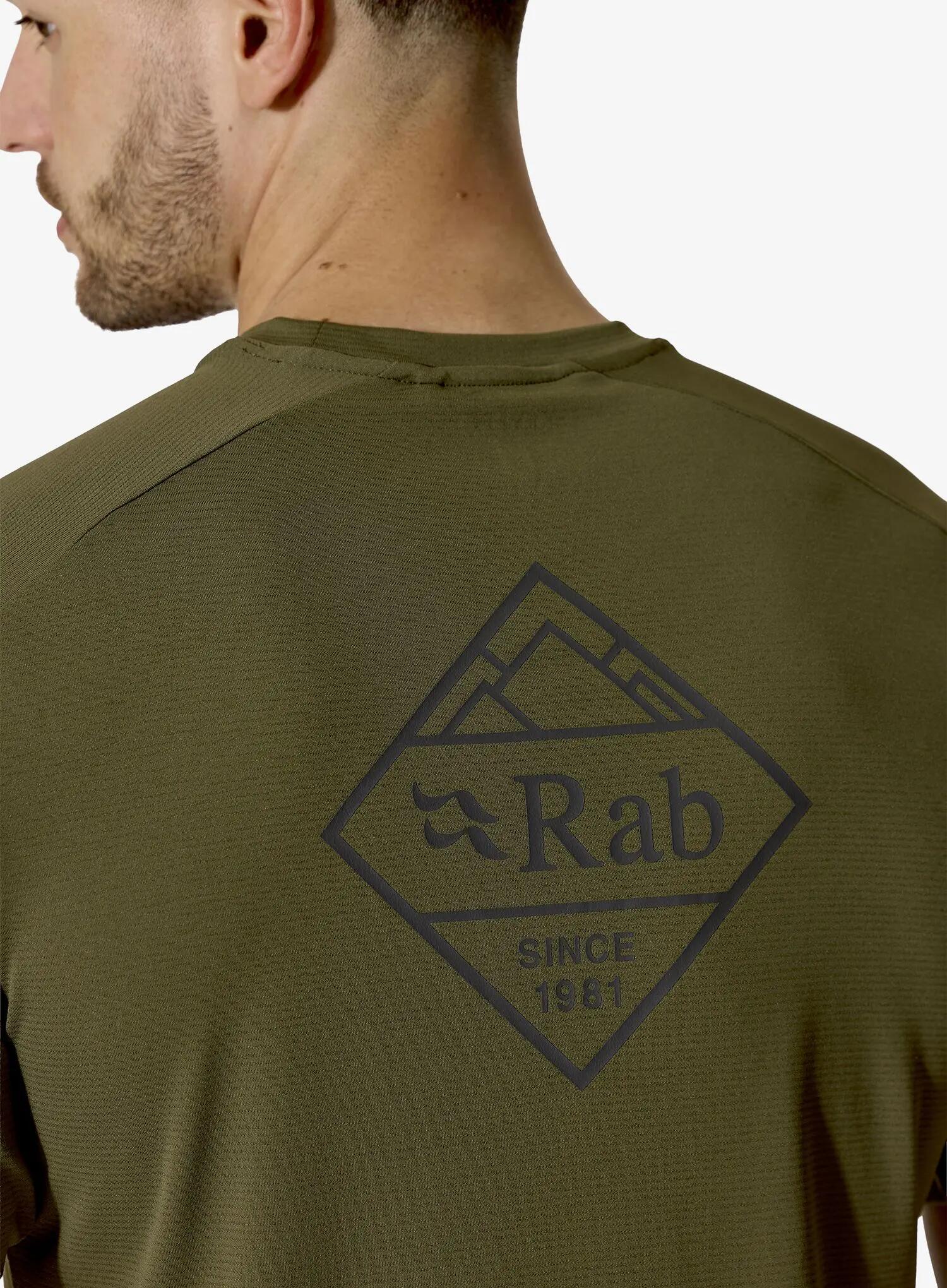 Koszulka z nadrukiem Rab Force Stamp Tee 3/5