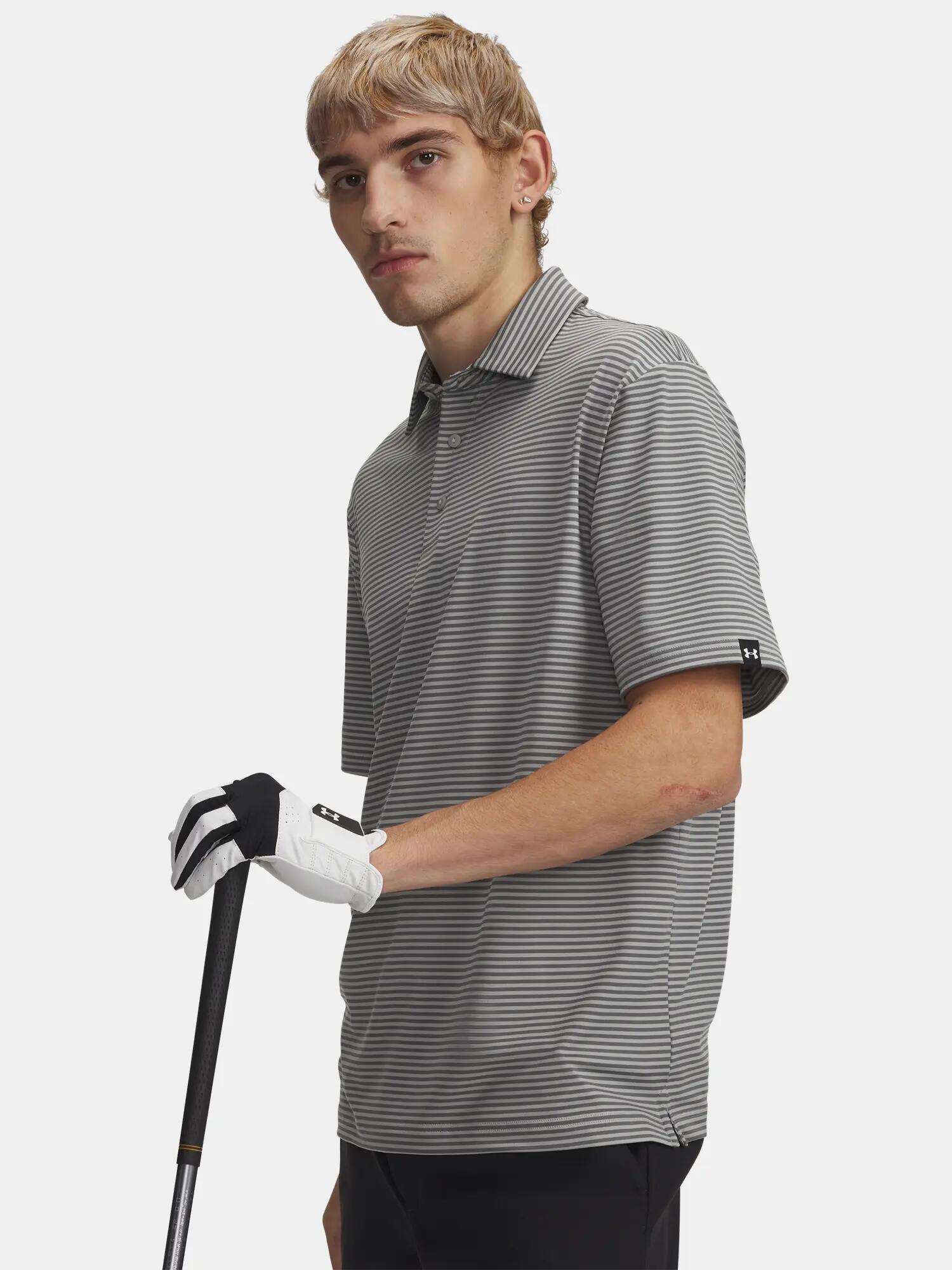 Férfi Under Armour UA Plyoff 3.0 Stripe Polo LB póló 1/3