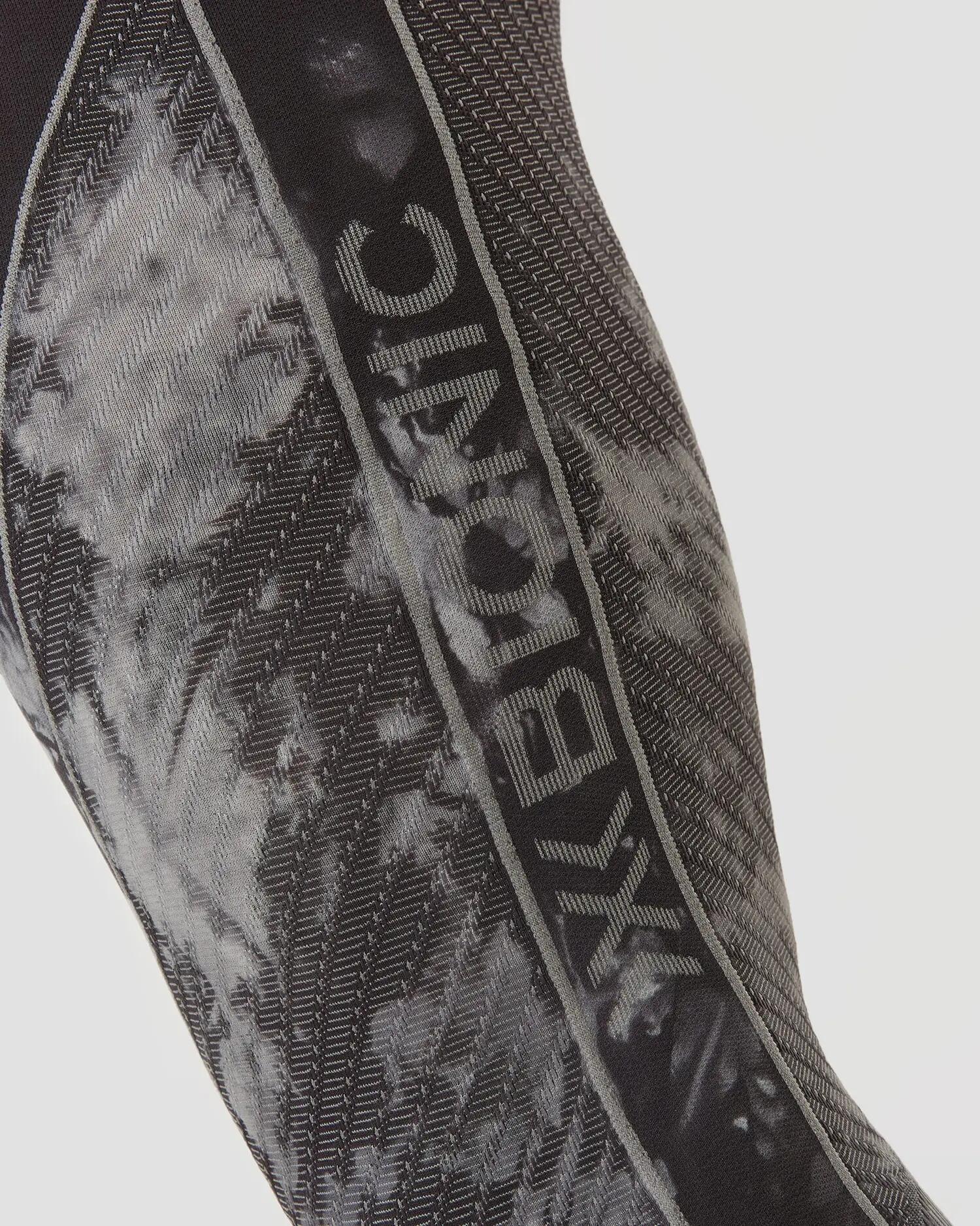 Kalesony unisex X-Bionic Energy Accumulator Wild 3/4 Pants TIEDYE BLACK X WHITE 5/5